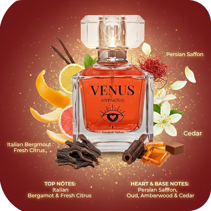 Unleash Your Inner Legend: One Spray of Venus Hypnosis, an Eternity of Attraction.