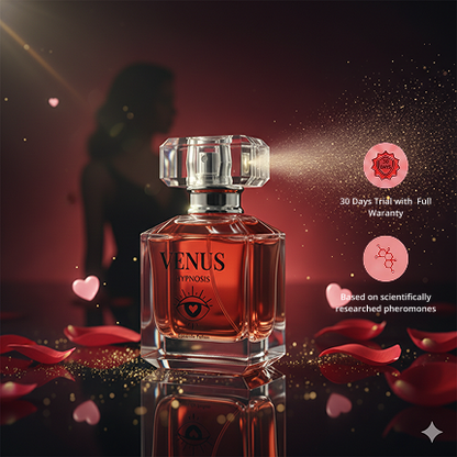 Unleash Your Inner Legend: One Spray of Venus Hypnosis, an Eternity of Attraction.